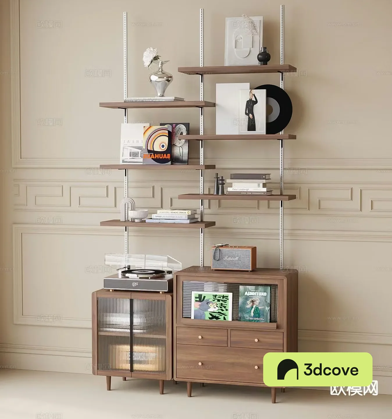 Modern storage rack decorative rack bookshelf