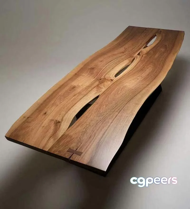 Wooden Coffee Table 3D Model – 450 – VRAY Render