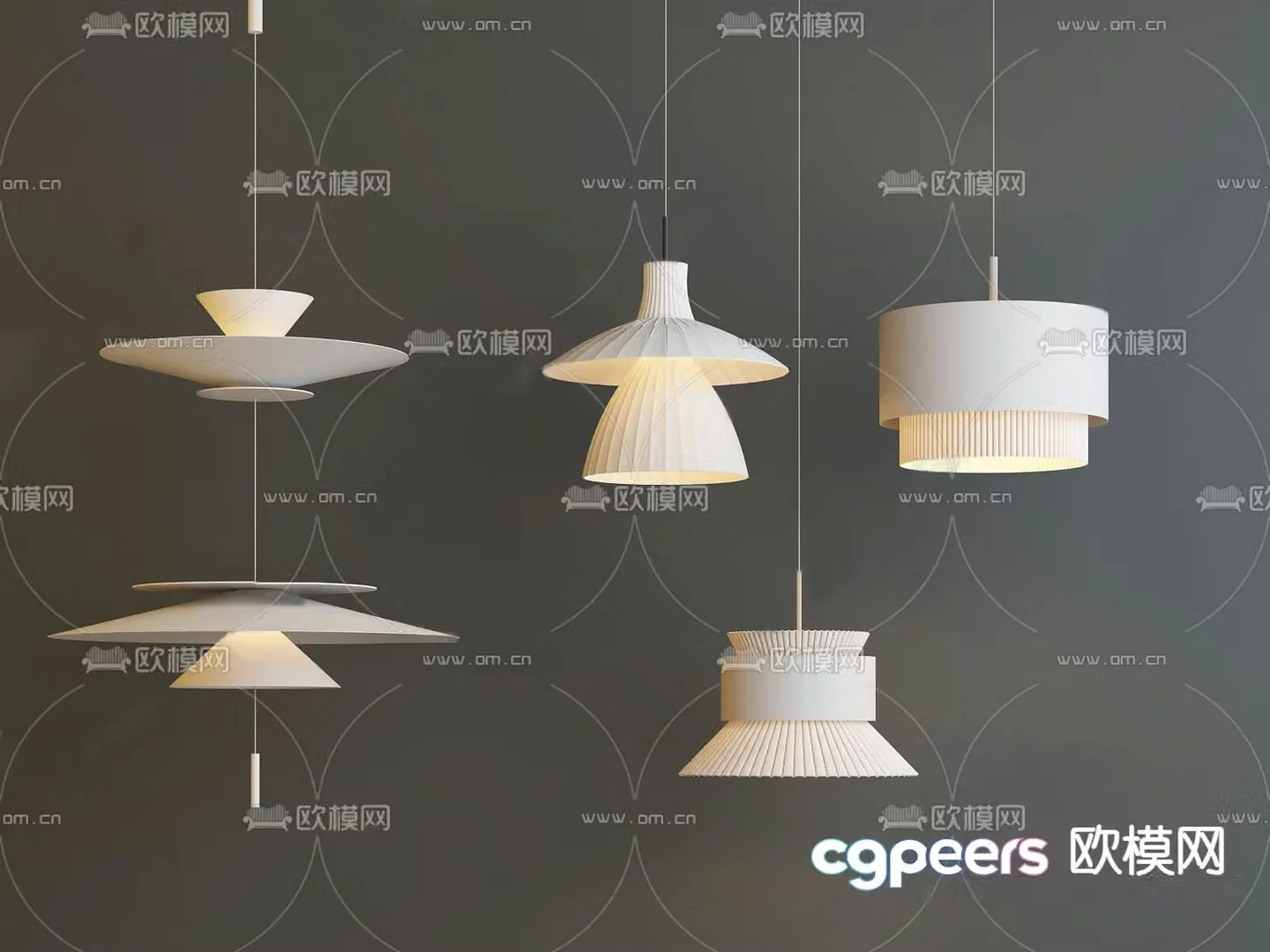 Wasabi Chandelier 3D Model