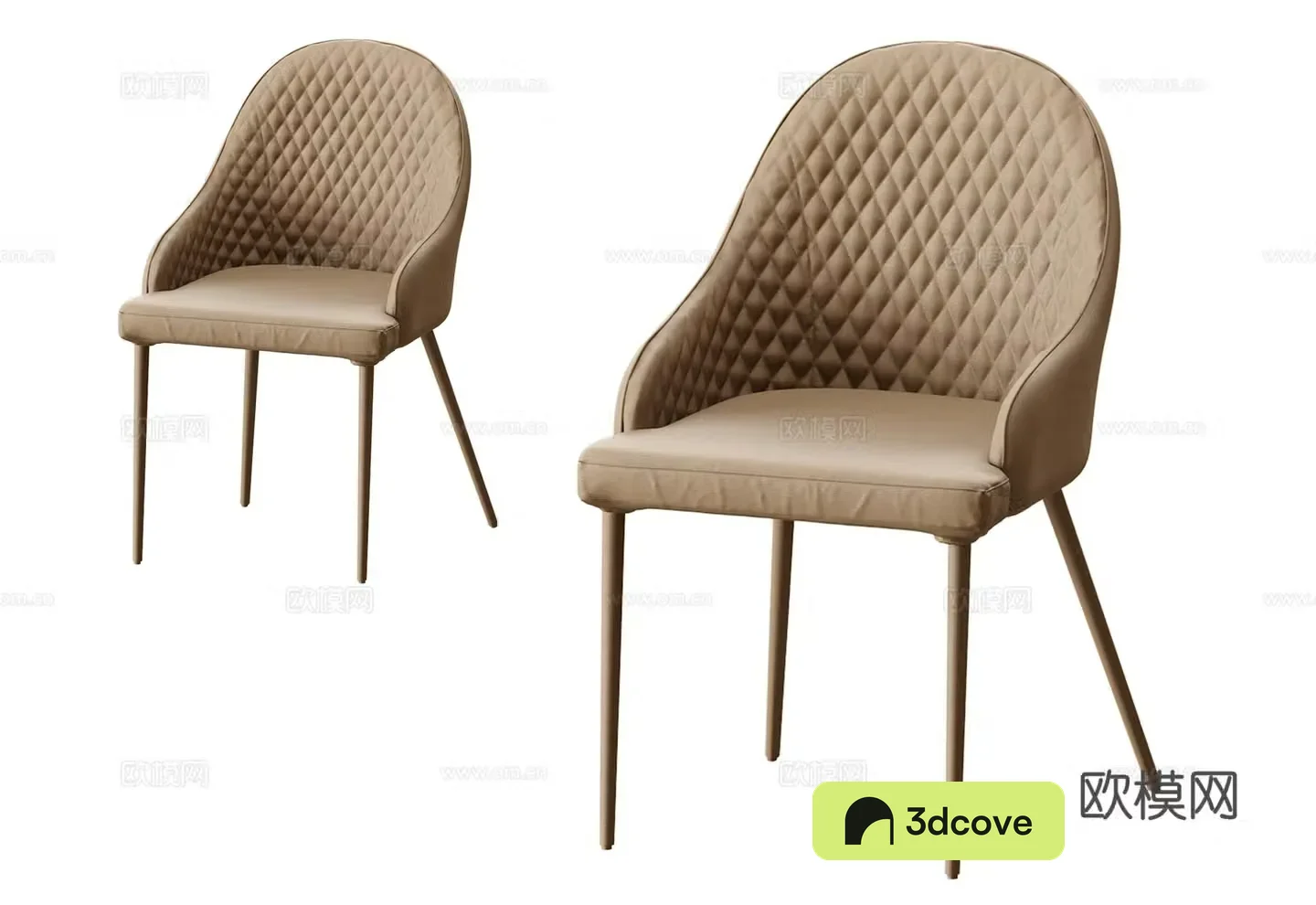 European chair leather chair dining chair