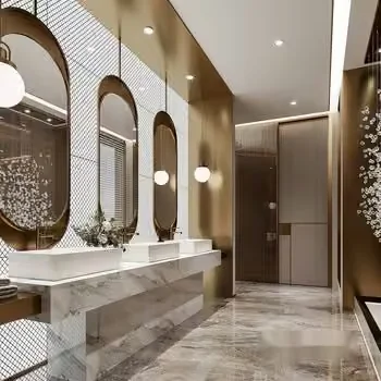 Modern Bathroom Vanity 3D Model – 13350 – VRAY Render
