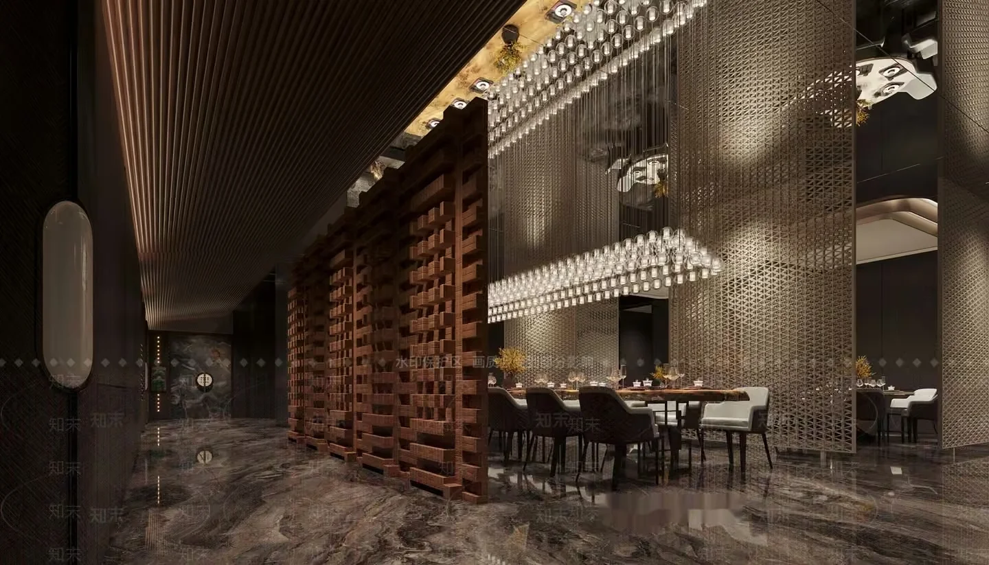 Modern Dining Room 3D Model – 15464 – VRAY Render