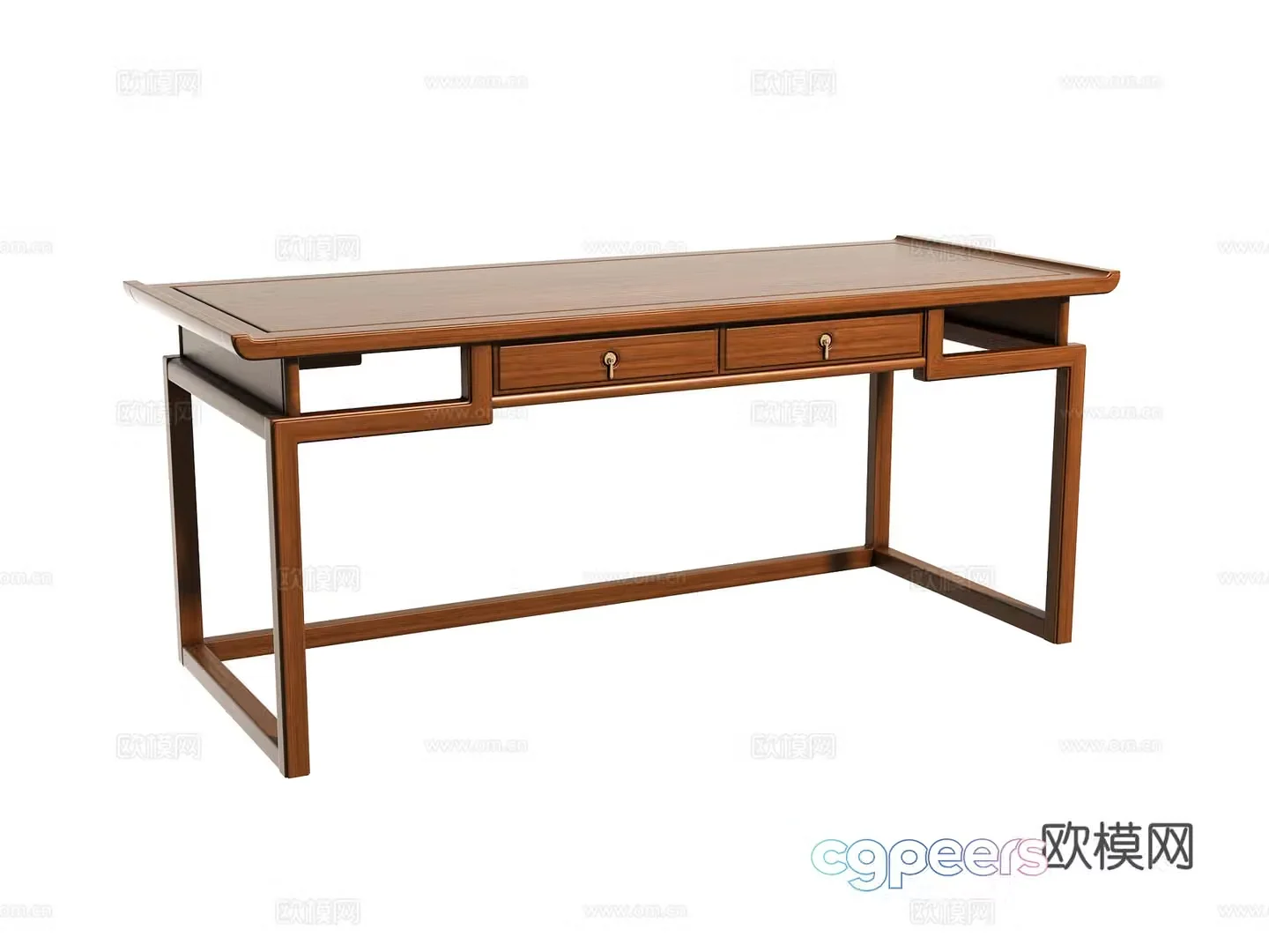 New Chinese desk 3D model