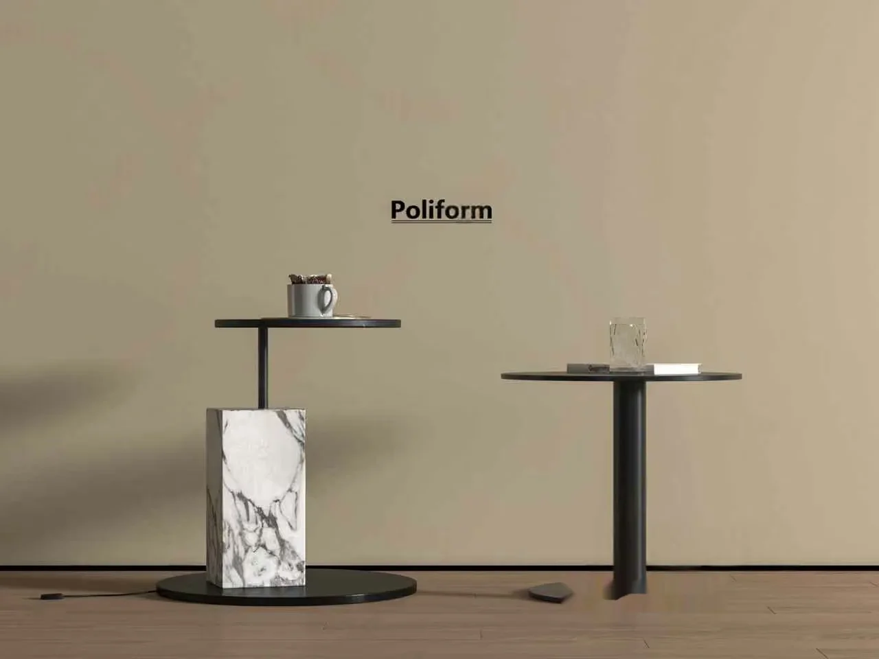 Modern Side Tables 3D Model – 12180 – VRAY Render