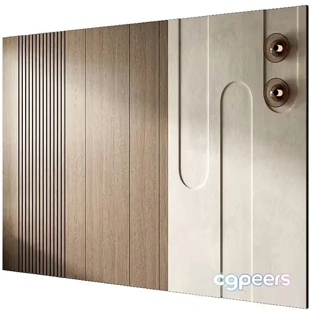 3ds Max Free – Wall 3d Panel 46