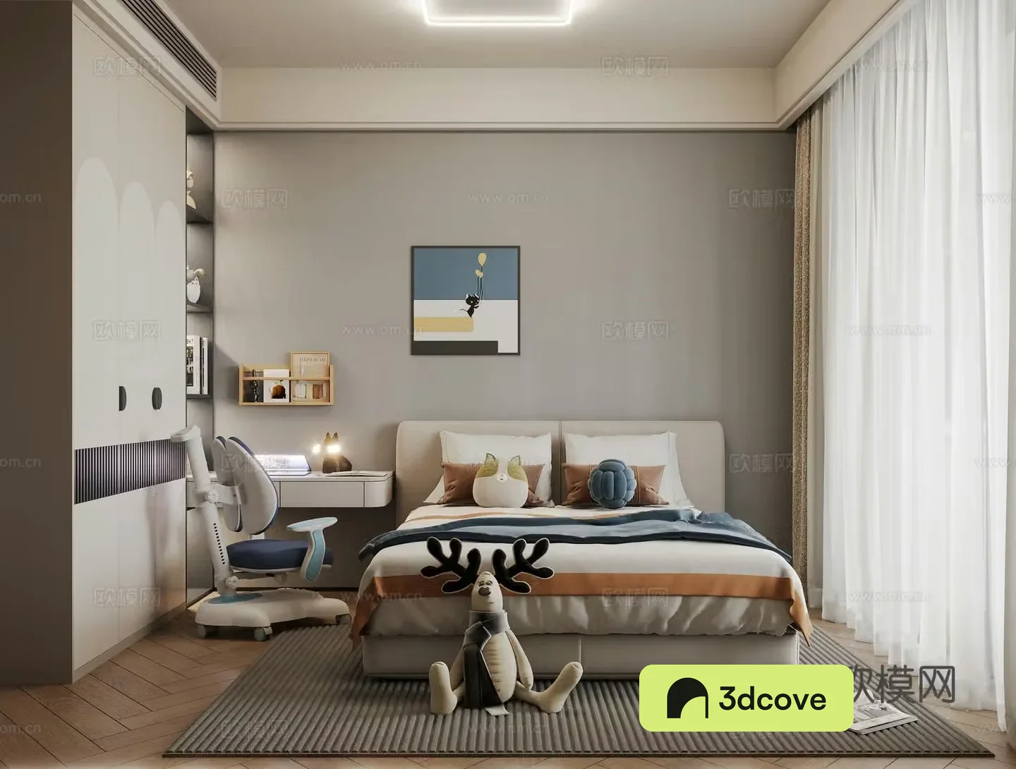 Modern children’s room boy