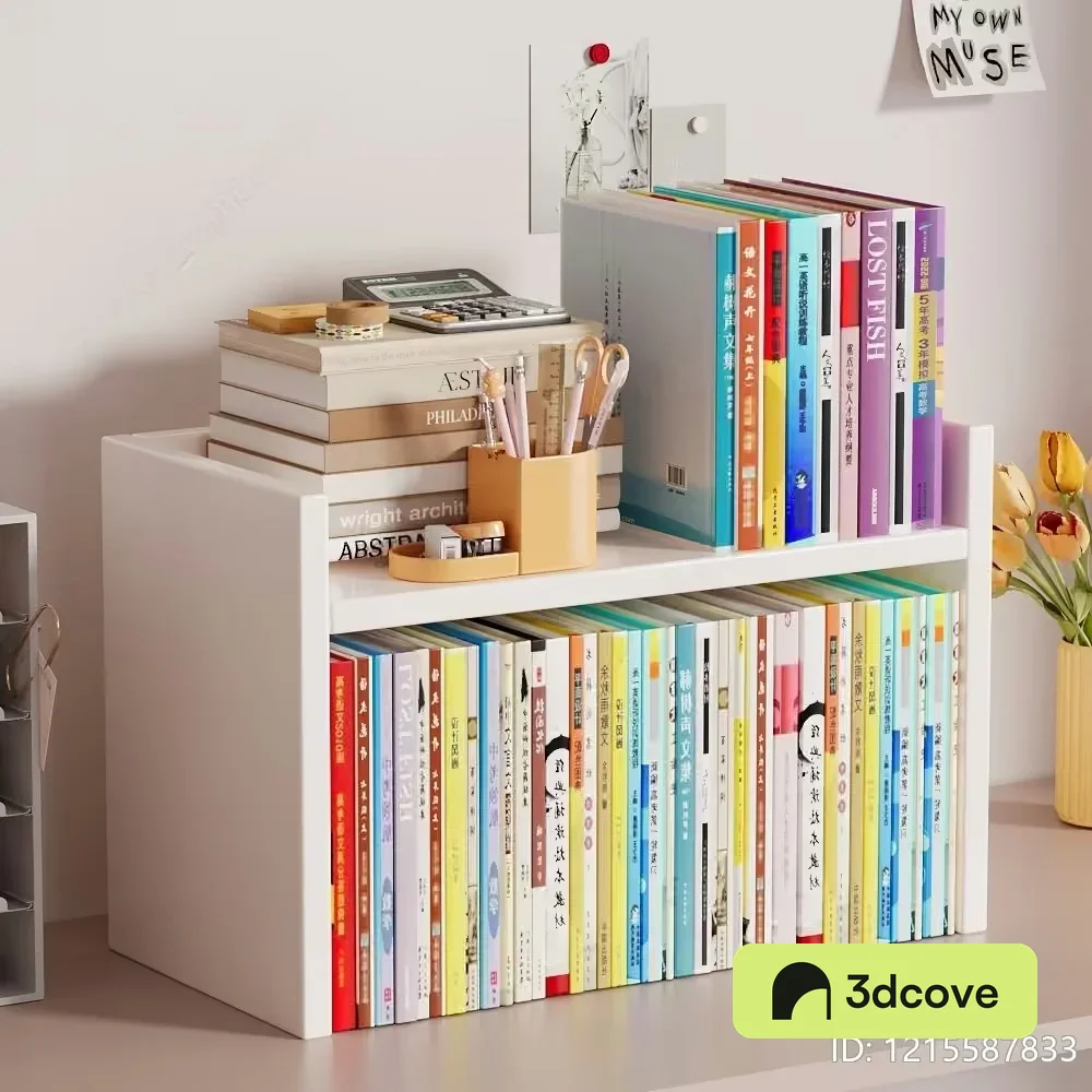 A White Bookshelf