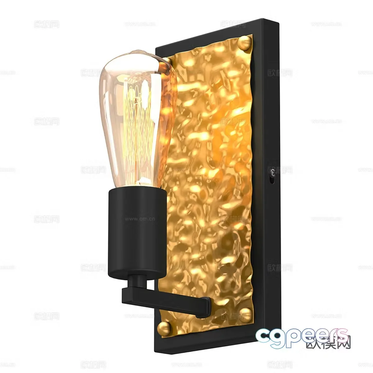 Light luxury wall lamp 3D model