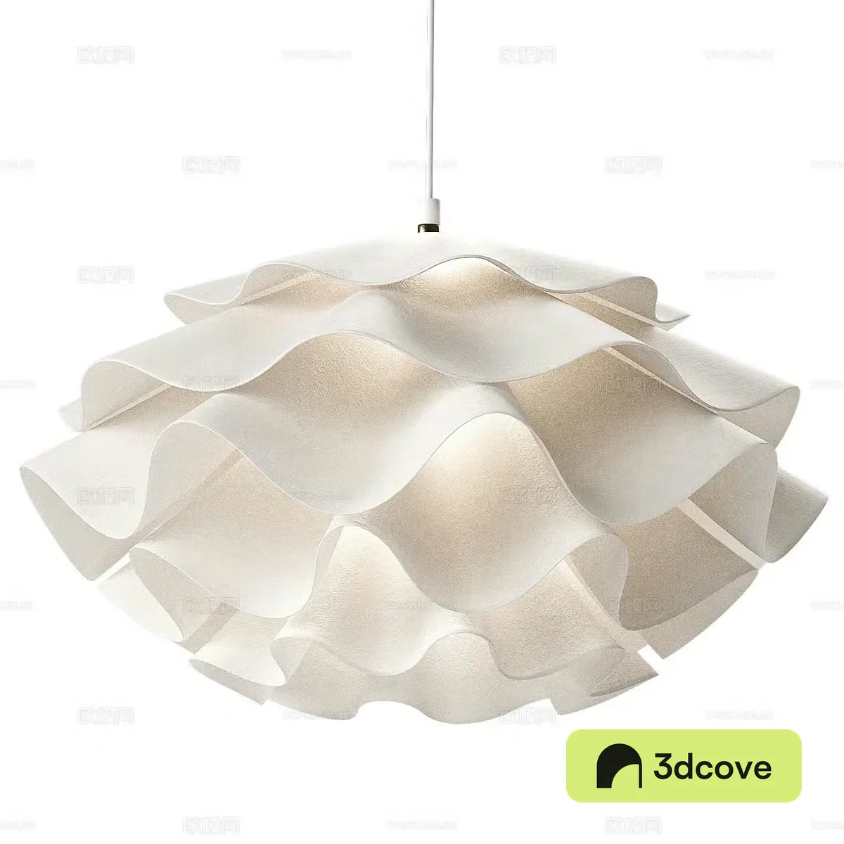 Cream style small chandelier lace chandelier