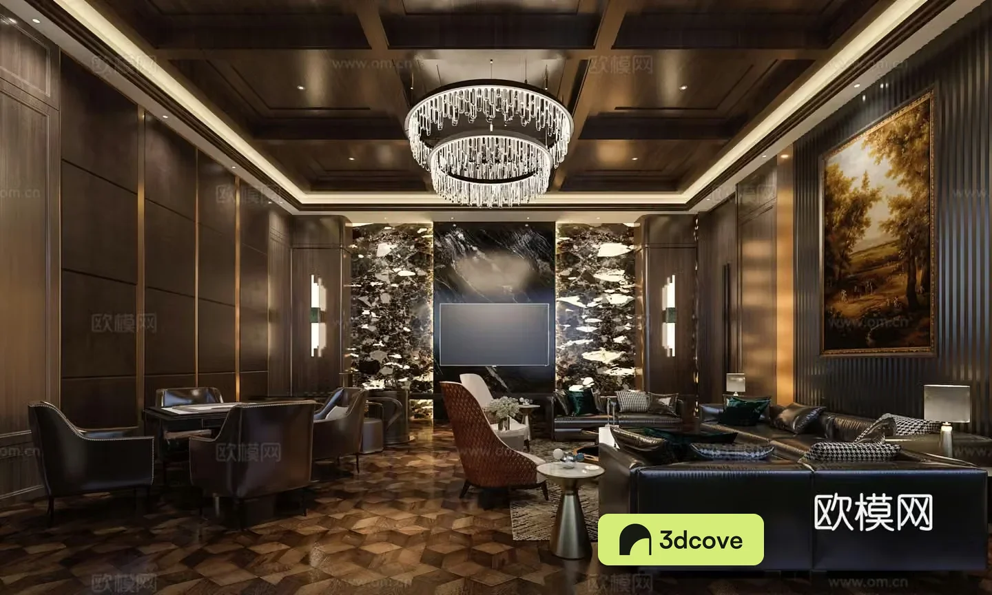 Italian light luxury club box bar box