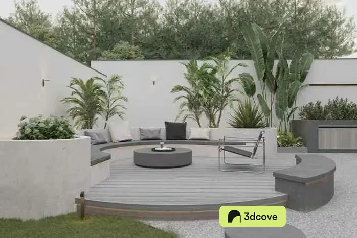 Modern Outdoor Seating Area