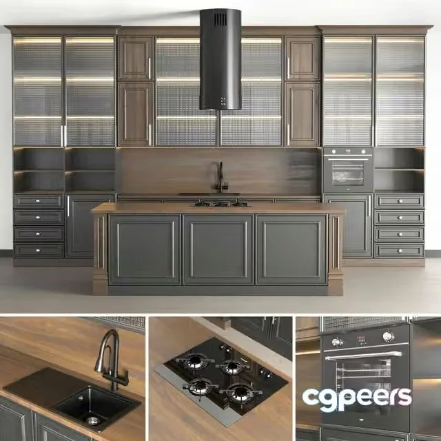 3ds Max Free – Hadi kitchen no. 02