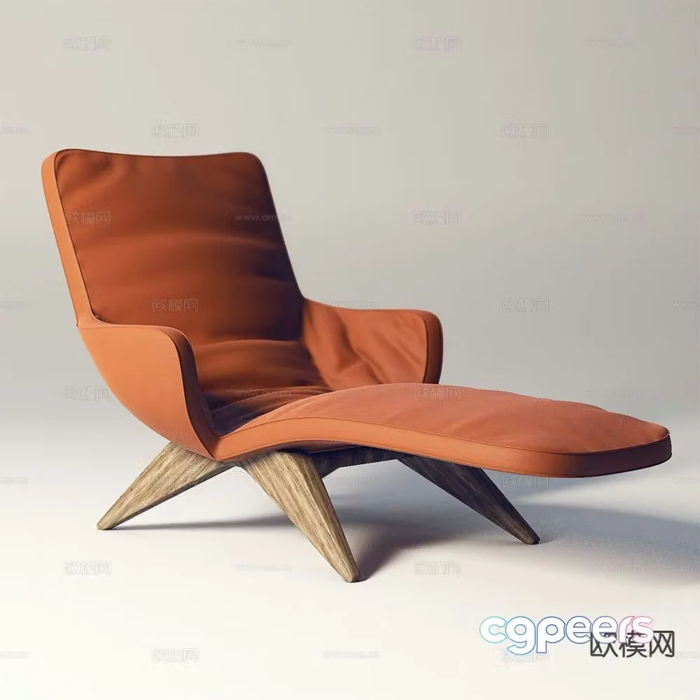 Modern lounge chair 3d model