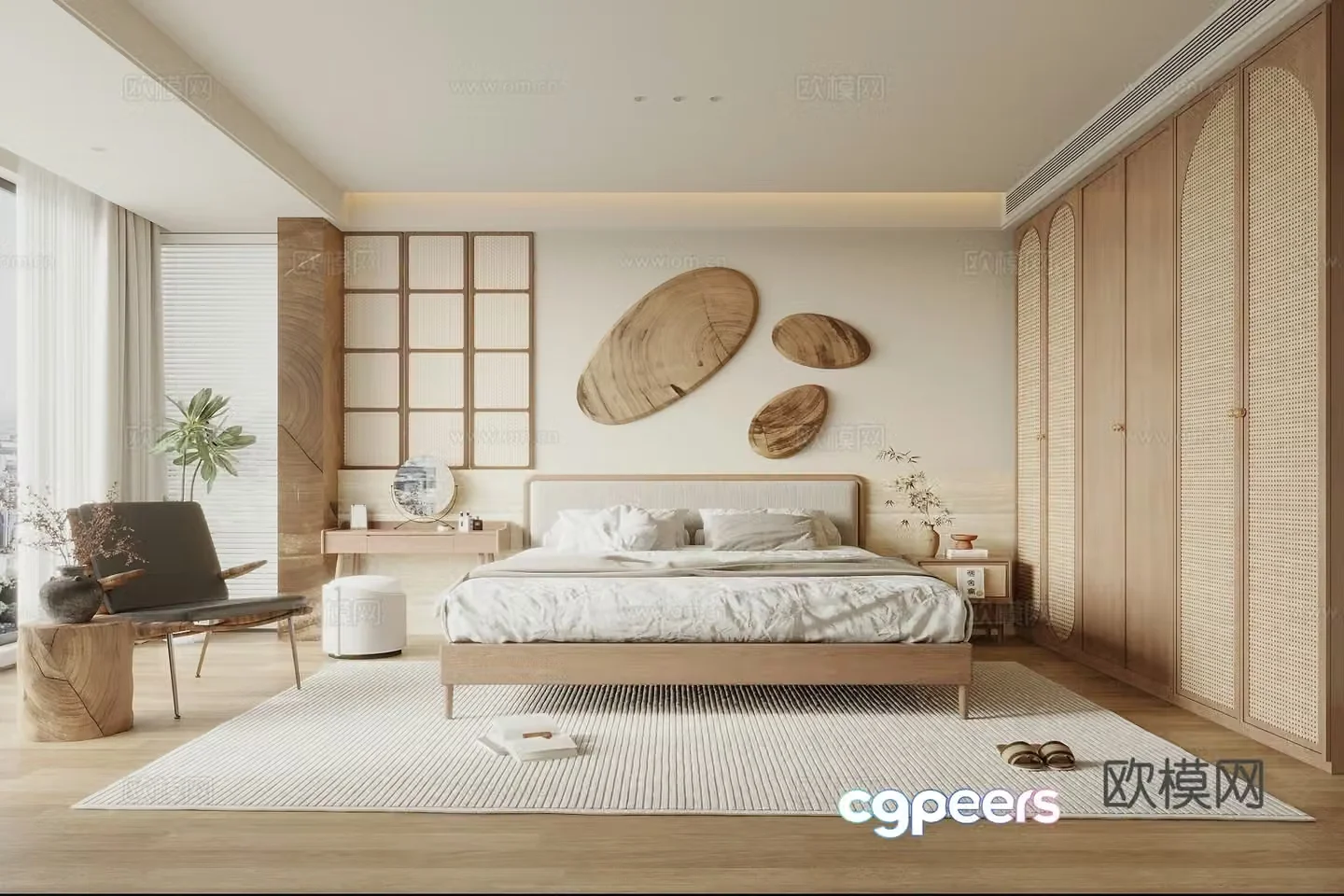 Wasabi bedroom master bedroom 3D model