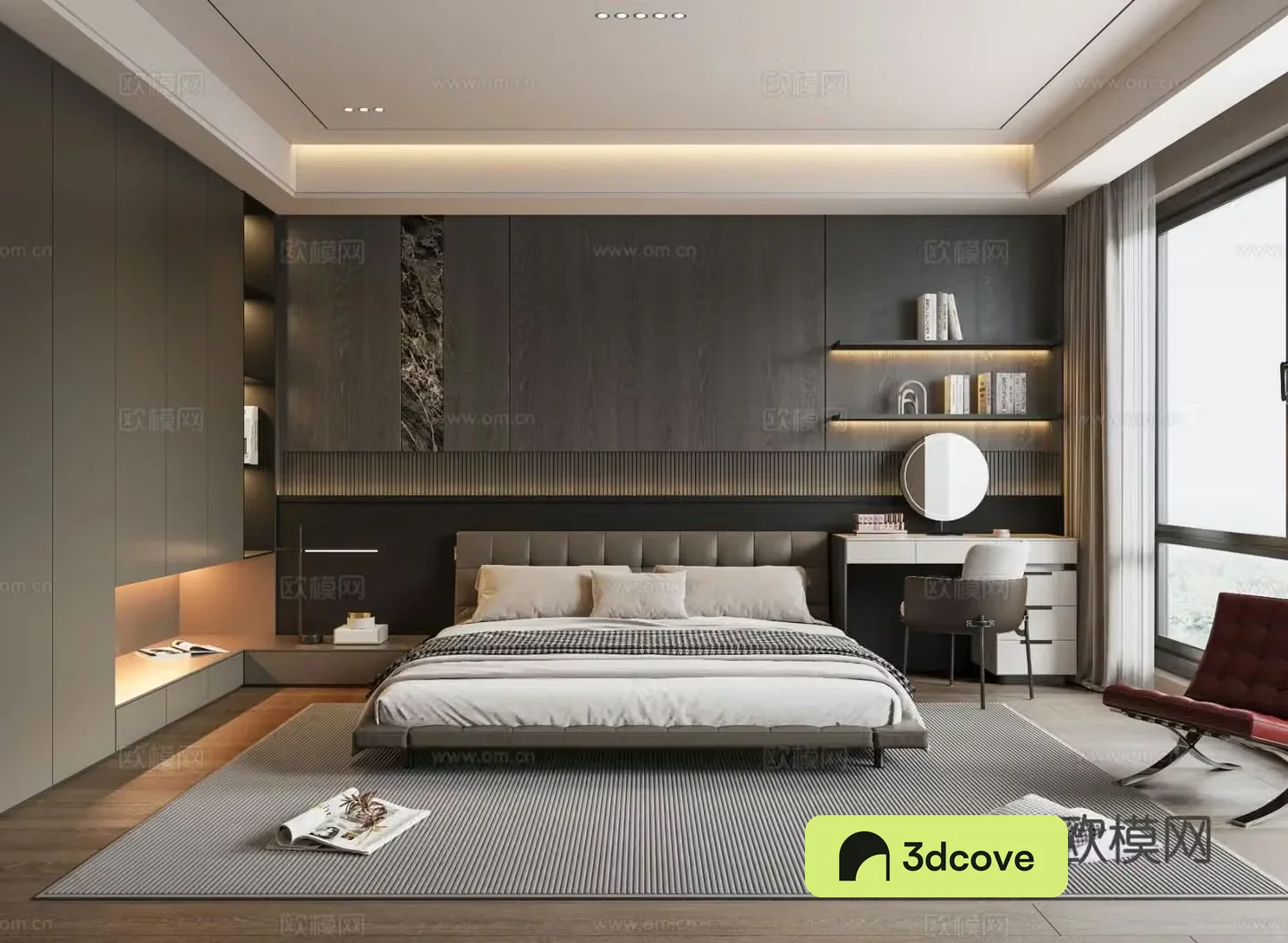 Modern Italian style bedroom