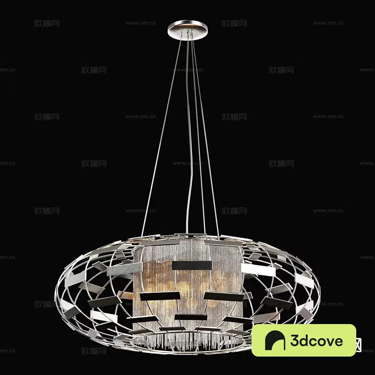 Light luxury crystal chandelier