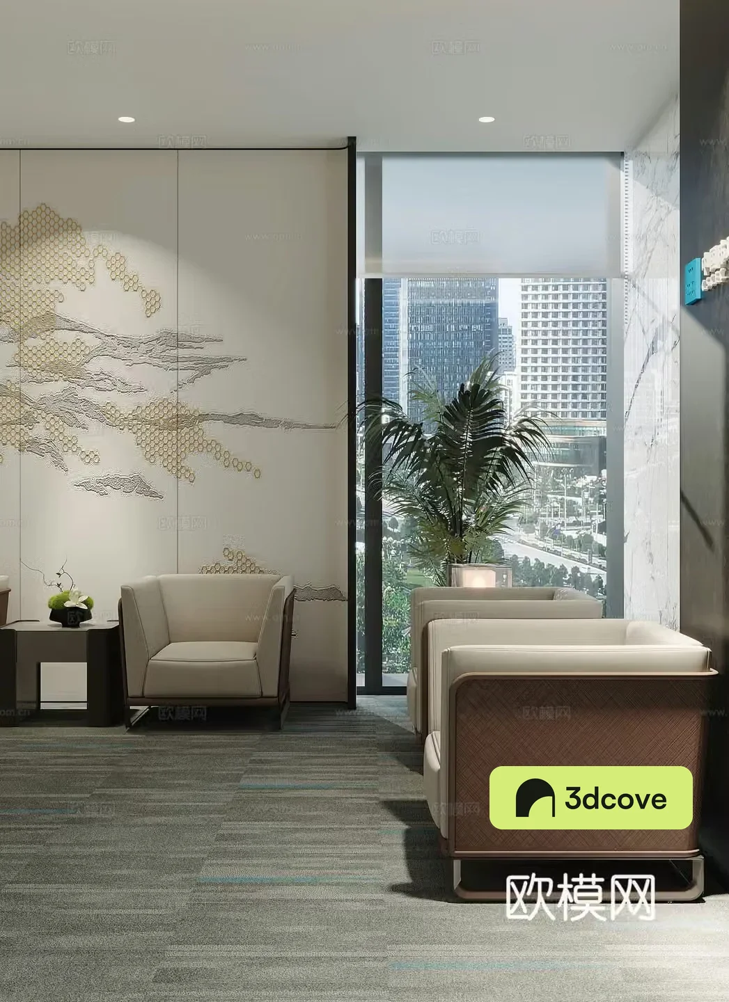 New Chinese style reception room