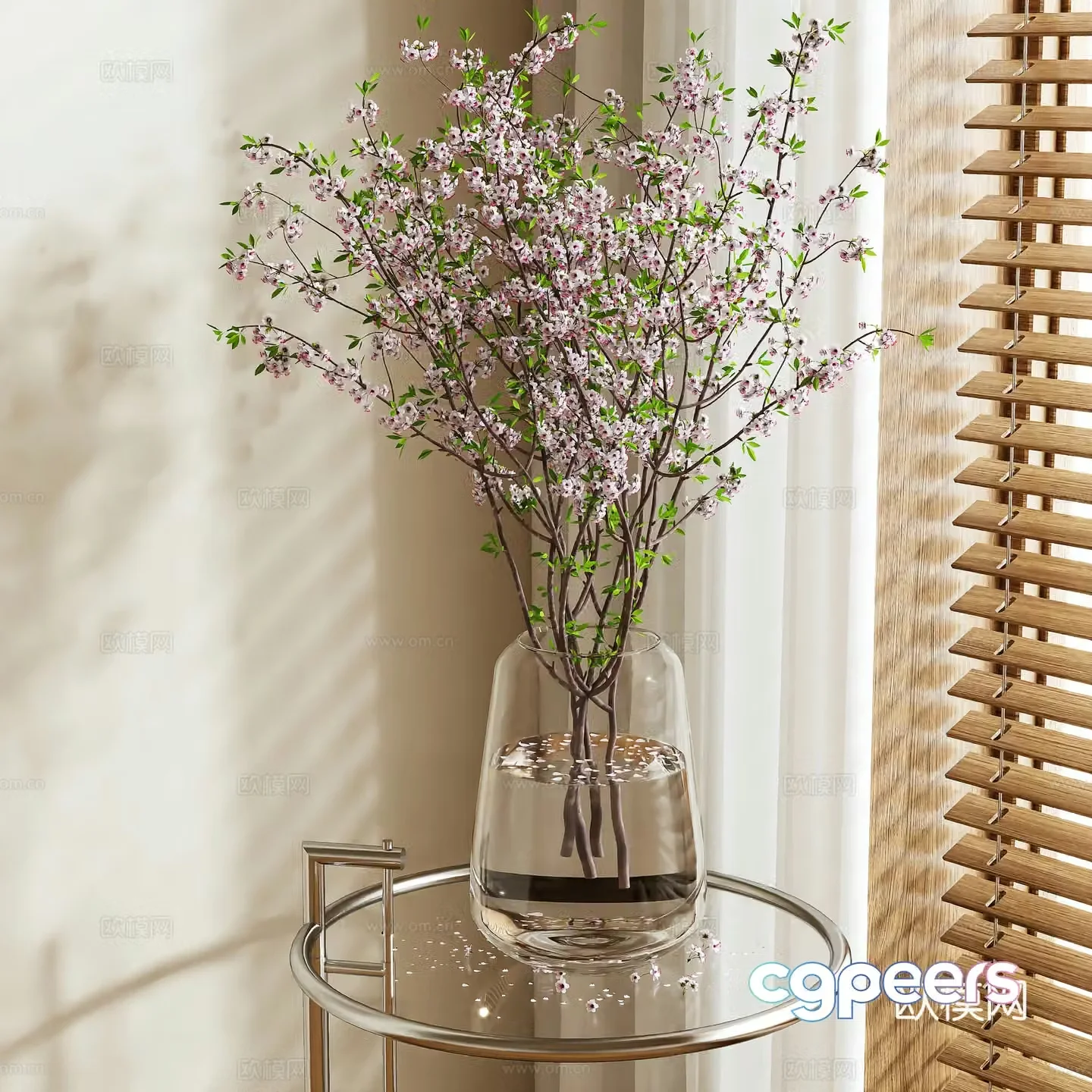 Vase Flower Art Flower Arrangement Flower 3D Model
