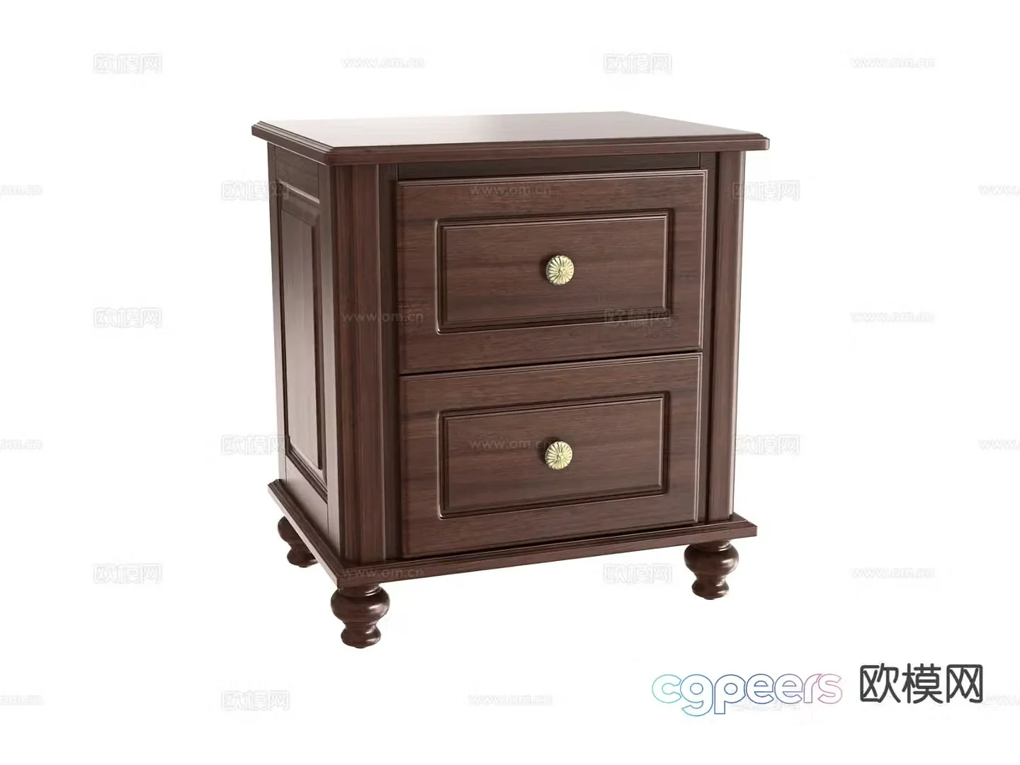 bedside table 3d model