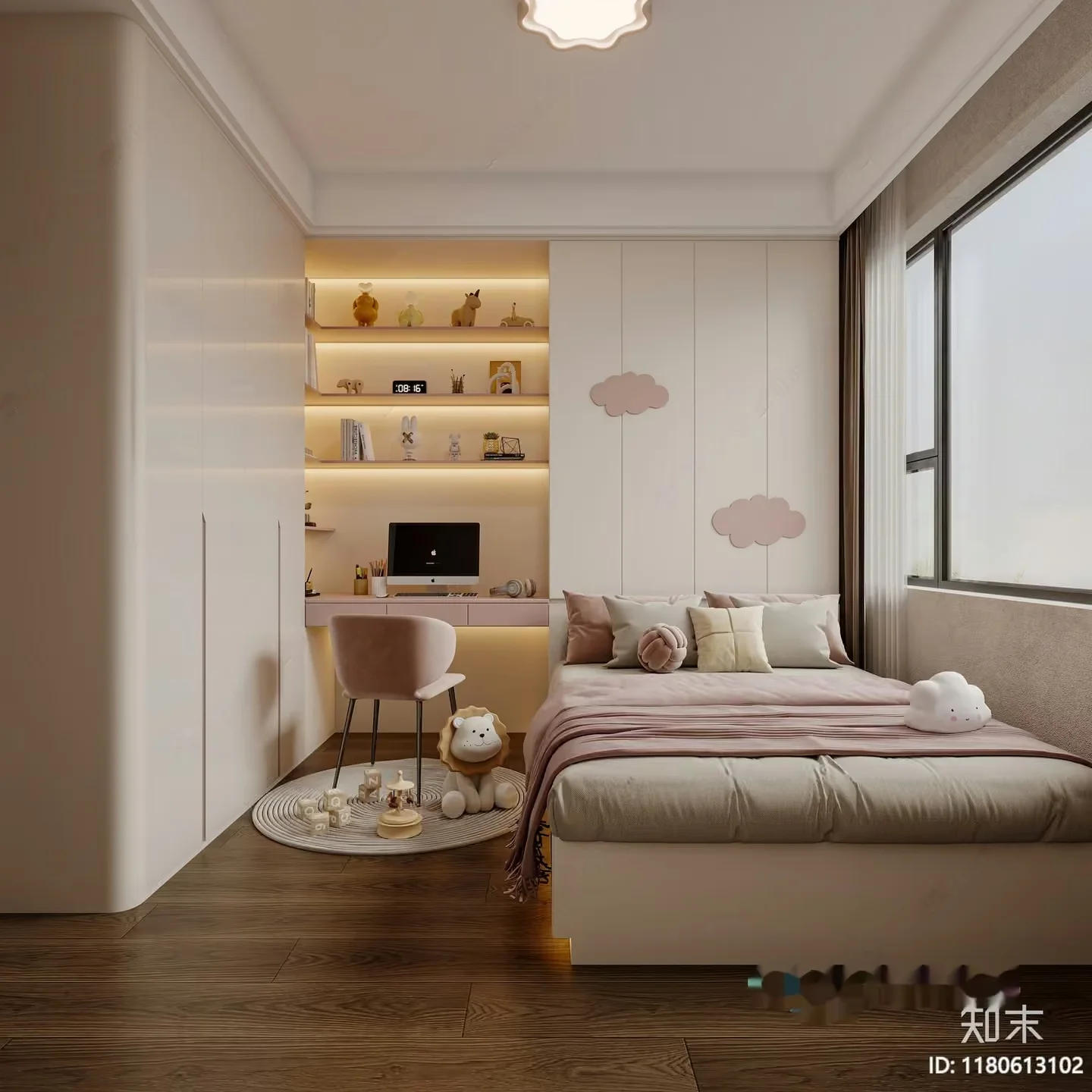 Cozy Bedroom 3D Model – 14522 – CORONA Render
