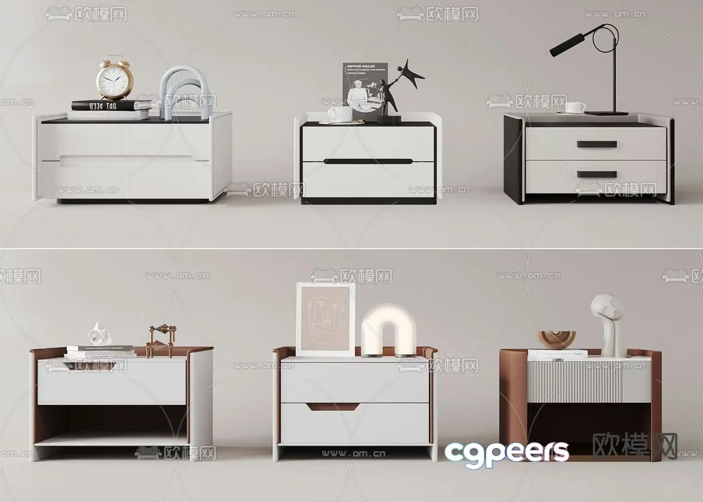 bedside table 3d model