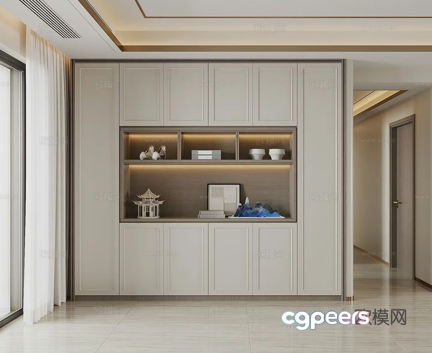 New Chinese sideboard 3D model