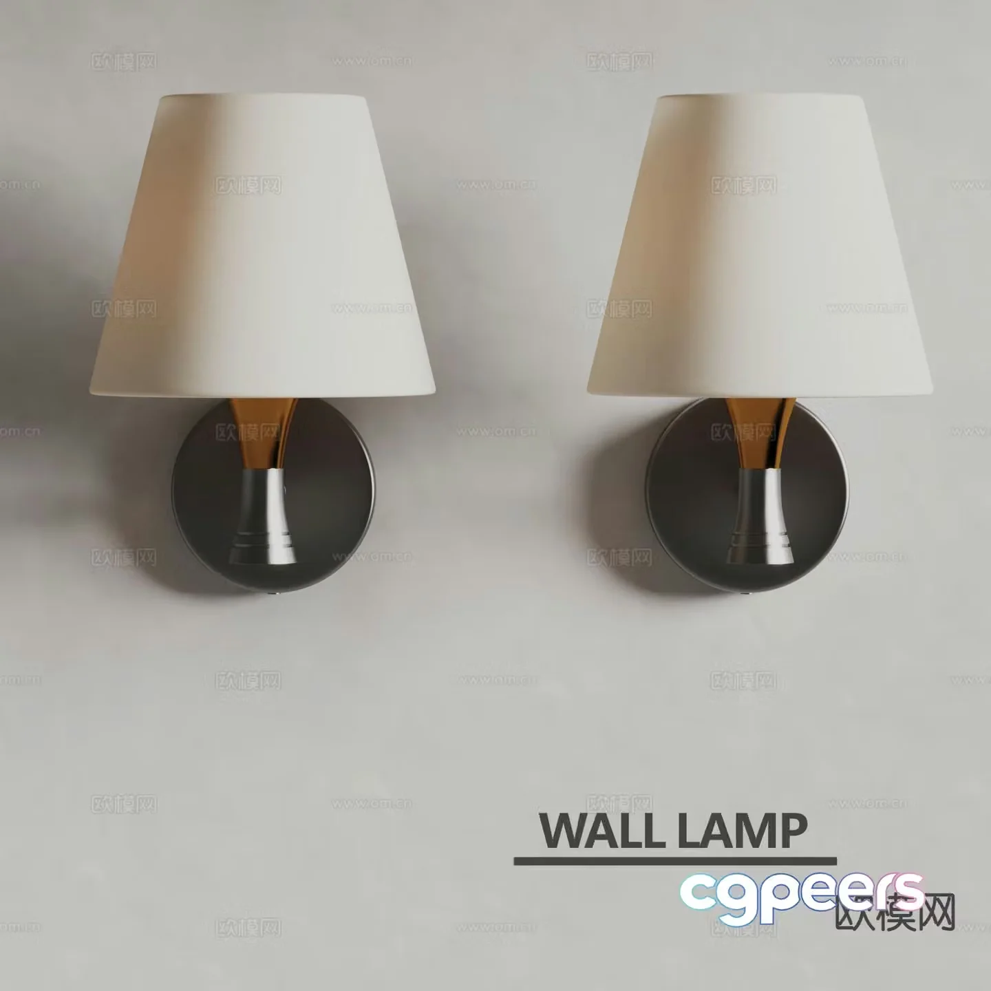 wall lamp modern wall lamp 3d model
