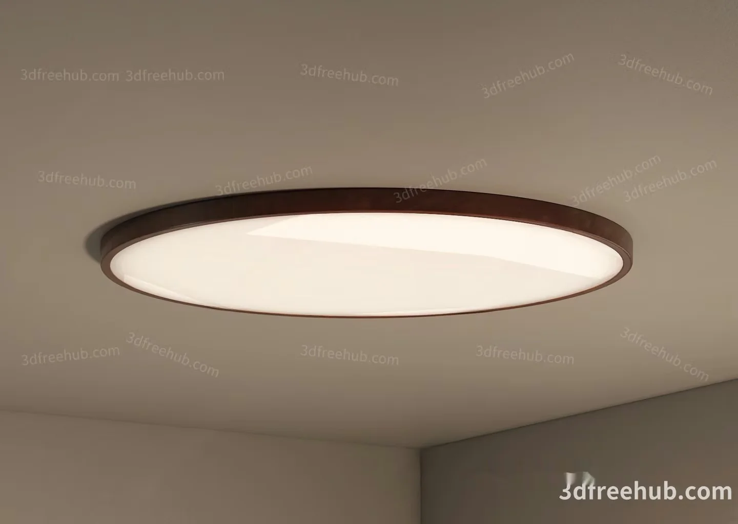 Gold Light Fixture 3D Model – 21214 – VRAY Render