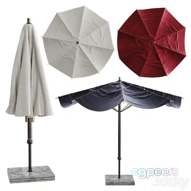 3ds Max Free – Royal Botania SHA Outdoor Umbrella