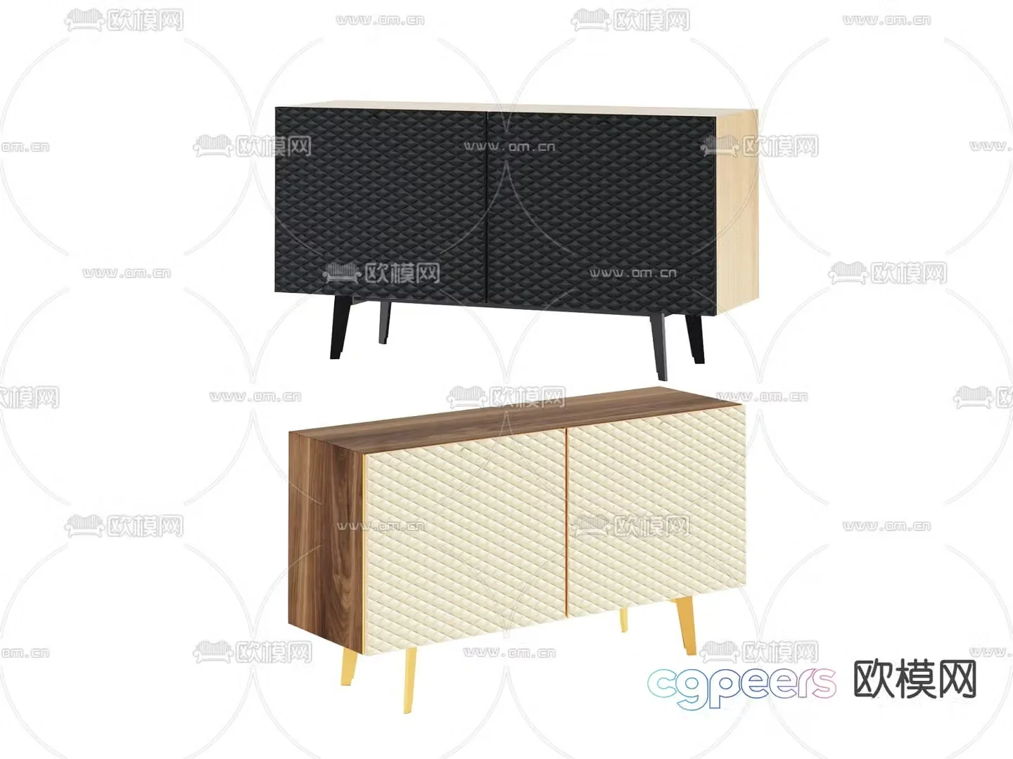 End view cabinet entrance cabinet side cabinet 3D model