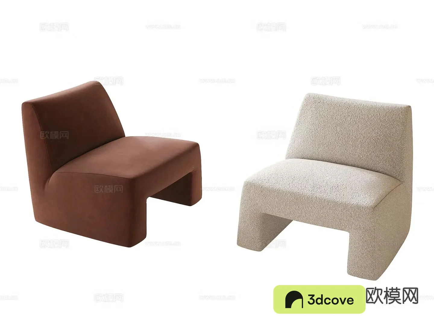 Modern single sofa