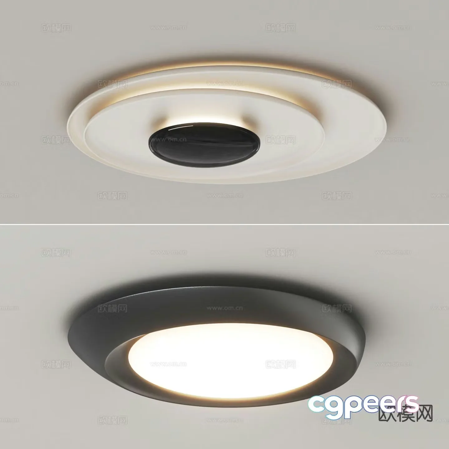 Modern ceiling lamp 3d model