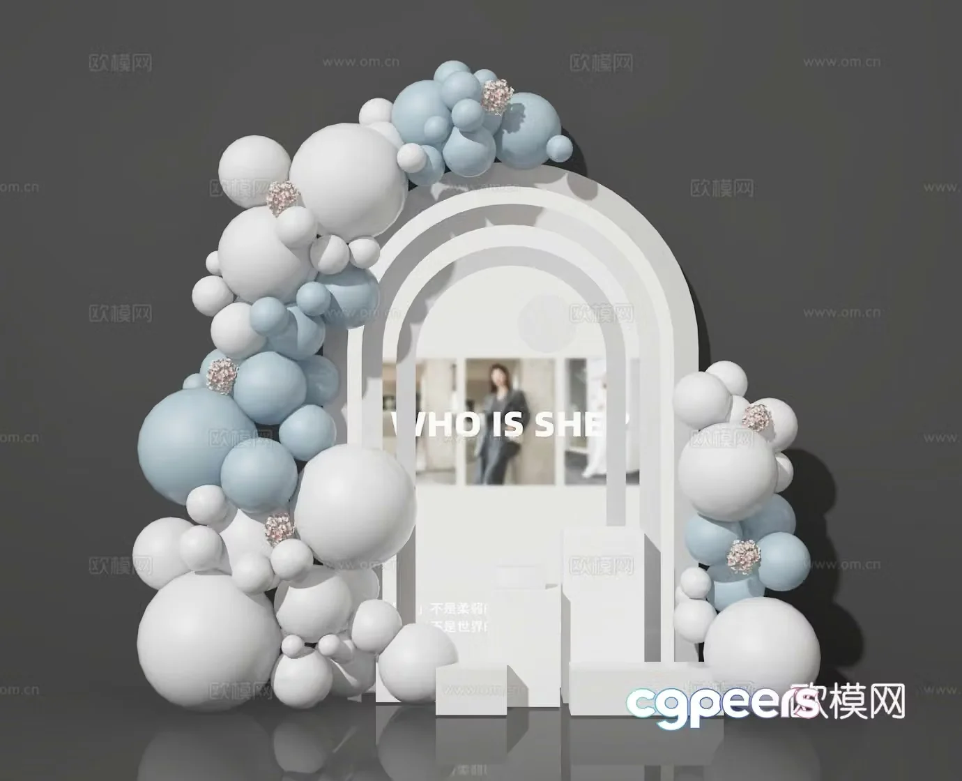 Balloon Beauty Chen 3D Model
