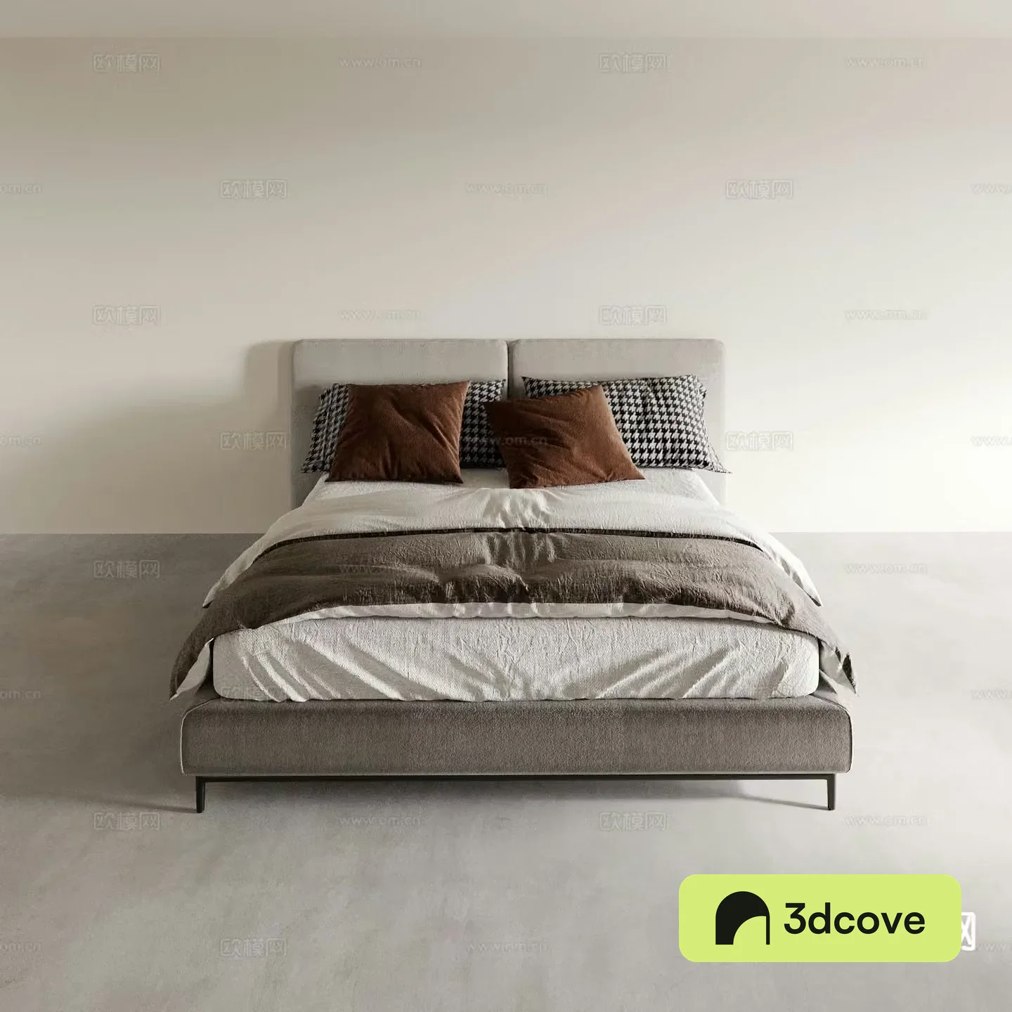 Modern double bed