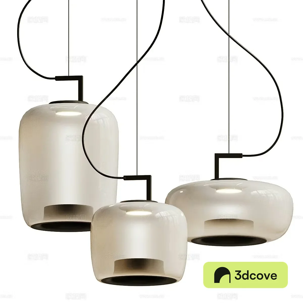 Simple chandelier Glass chandelier Bedside chandelier Restaurant chandelier Bar chandelier Combination