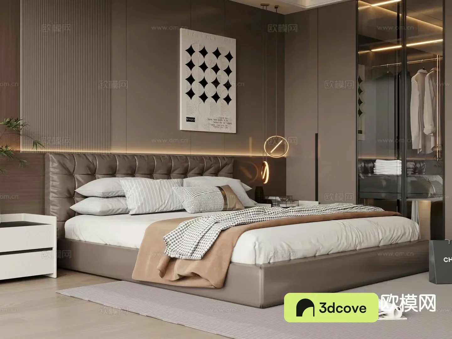 Italian double bed