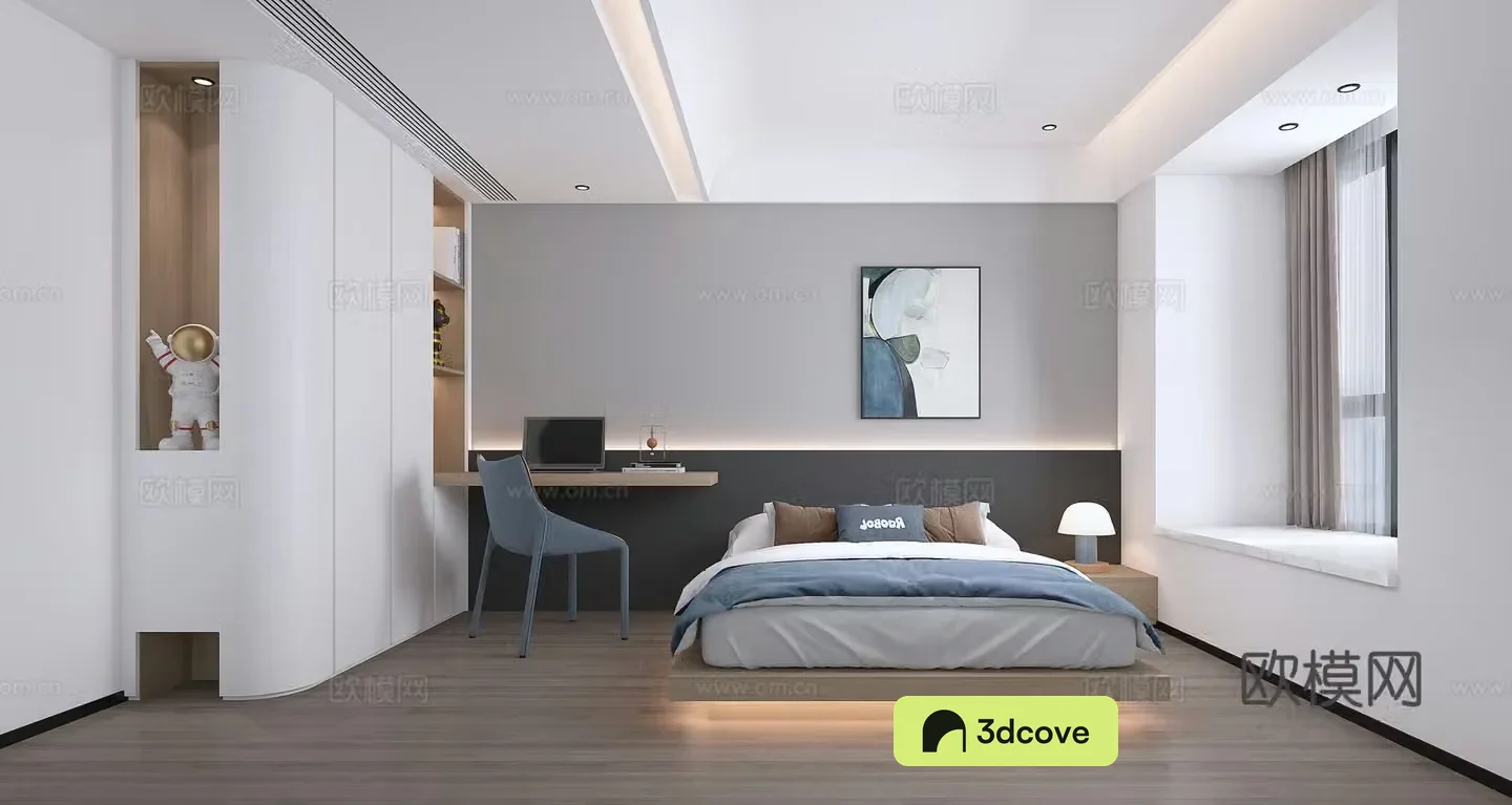 Modern bedroom boy room