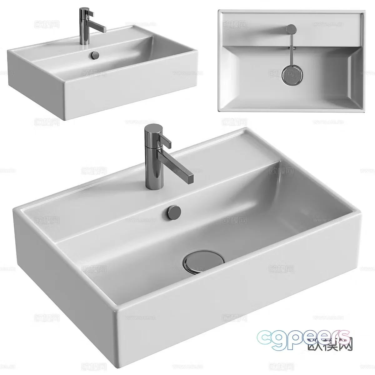 Wash basin 3d model
