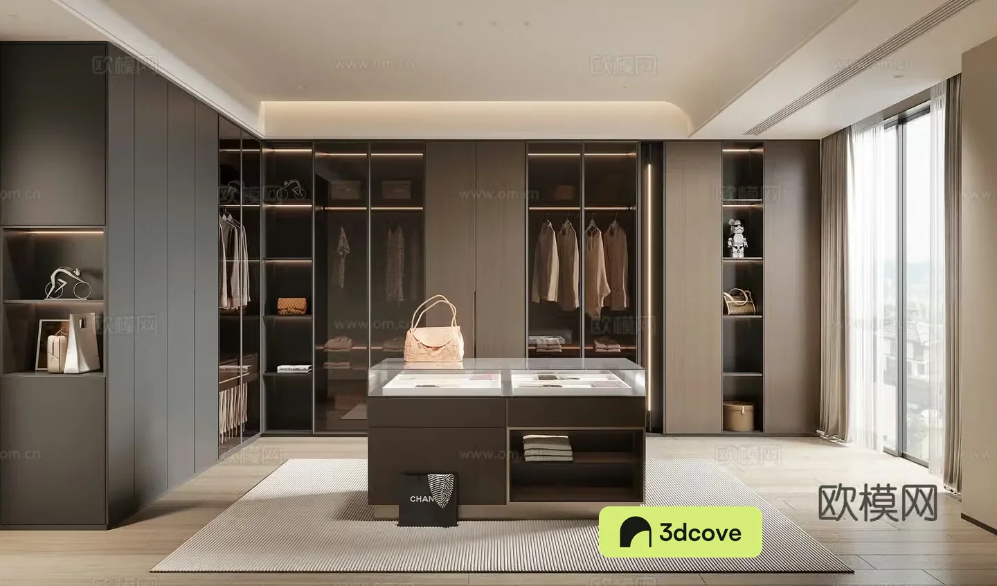 Modern cloakroom
