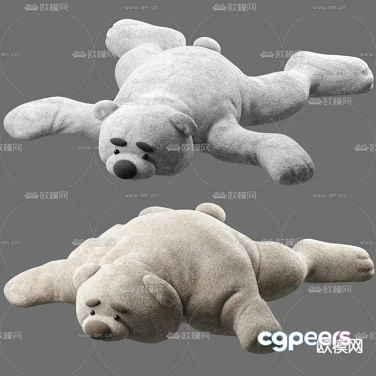Plush toy Pupa Bear 3D model