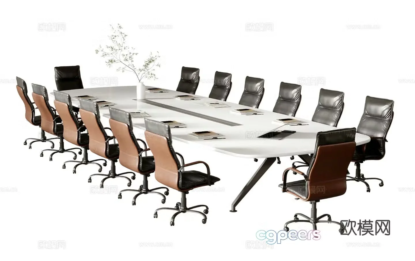 Modern conference table conference table 3d model