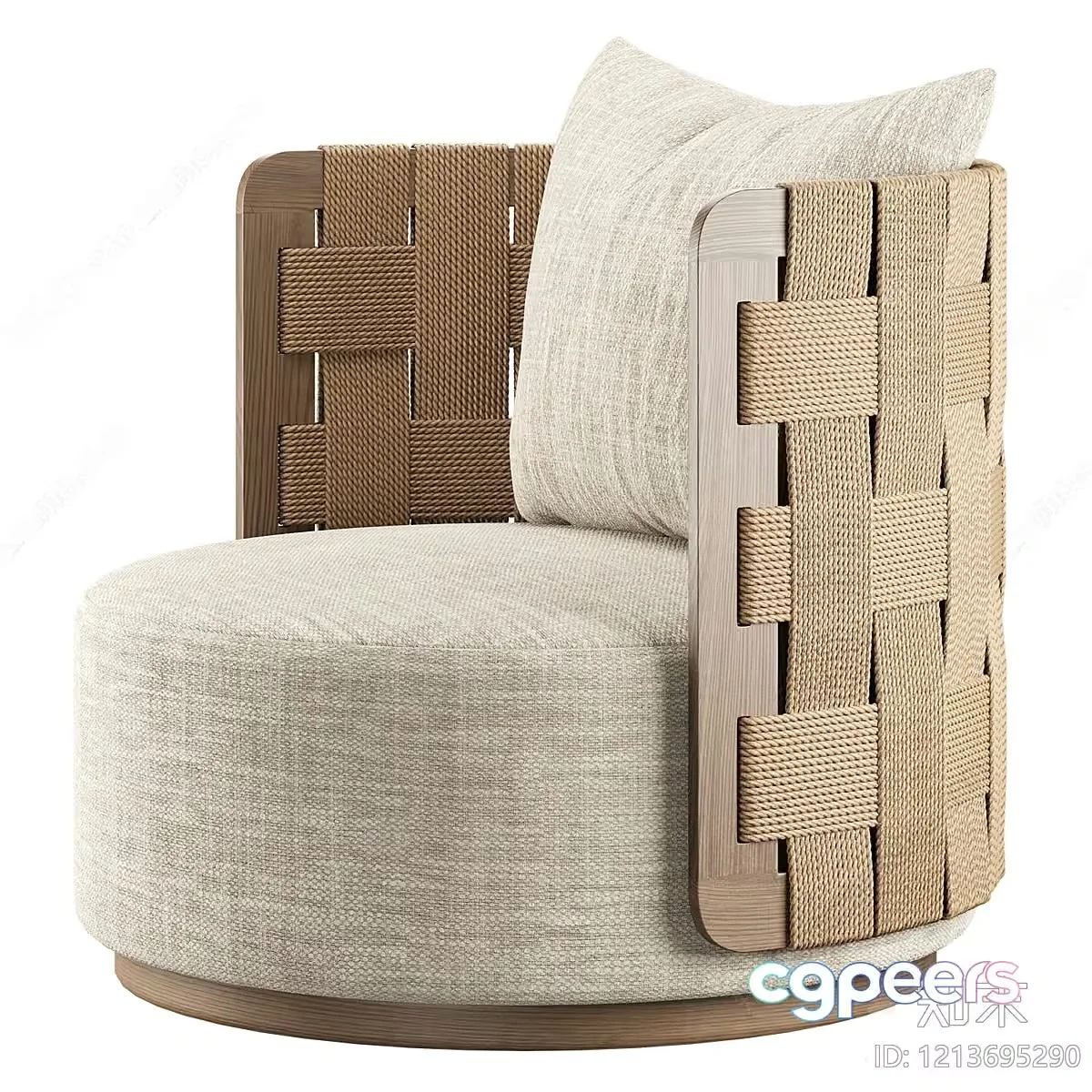 Modern Swivel Chair 3D Model – 14484 – VRAY Render