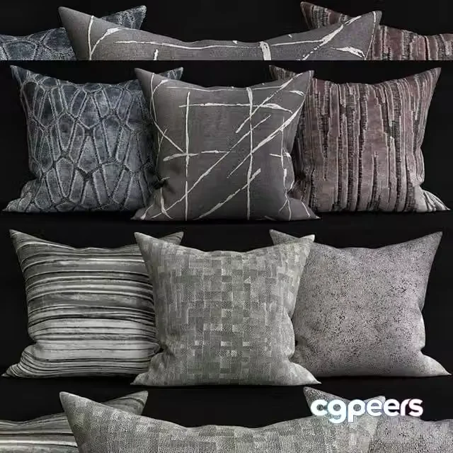 3ds Max Free – Decorative cushions with textures (1853×1853-2472×2472)