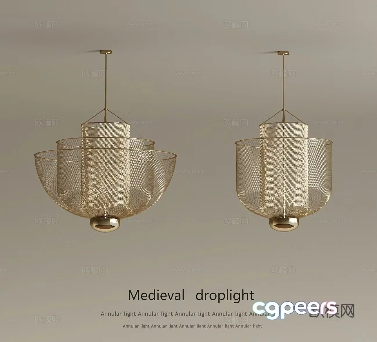 Chandelier Modern Art Chandelier Metal Chandelier 3d Model