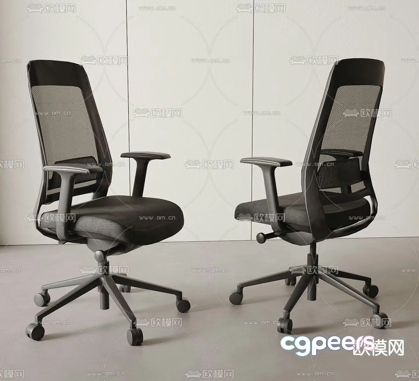 Office chair executive chair boss chair 3d model