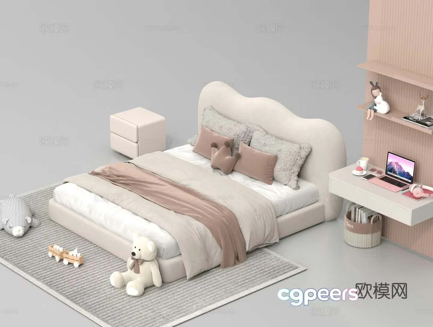 Children’s bed 3d model