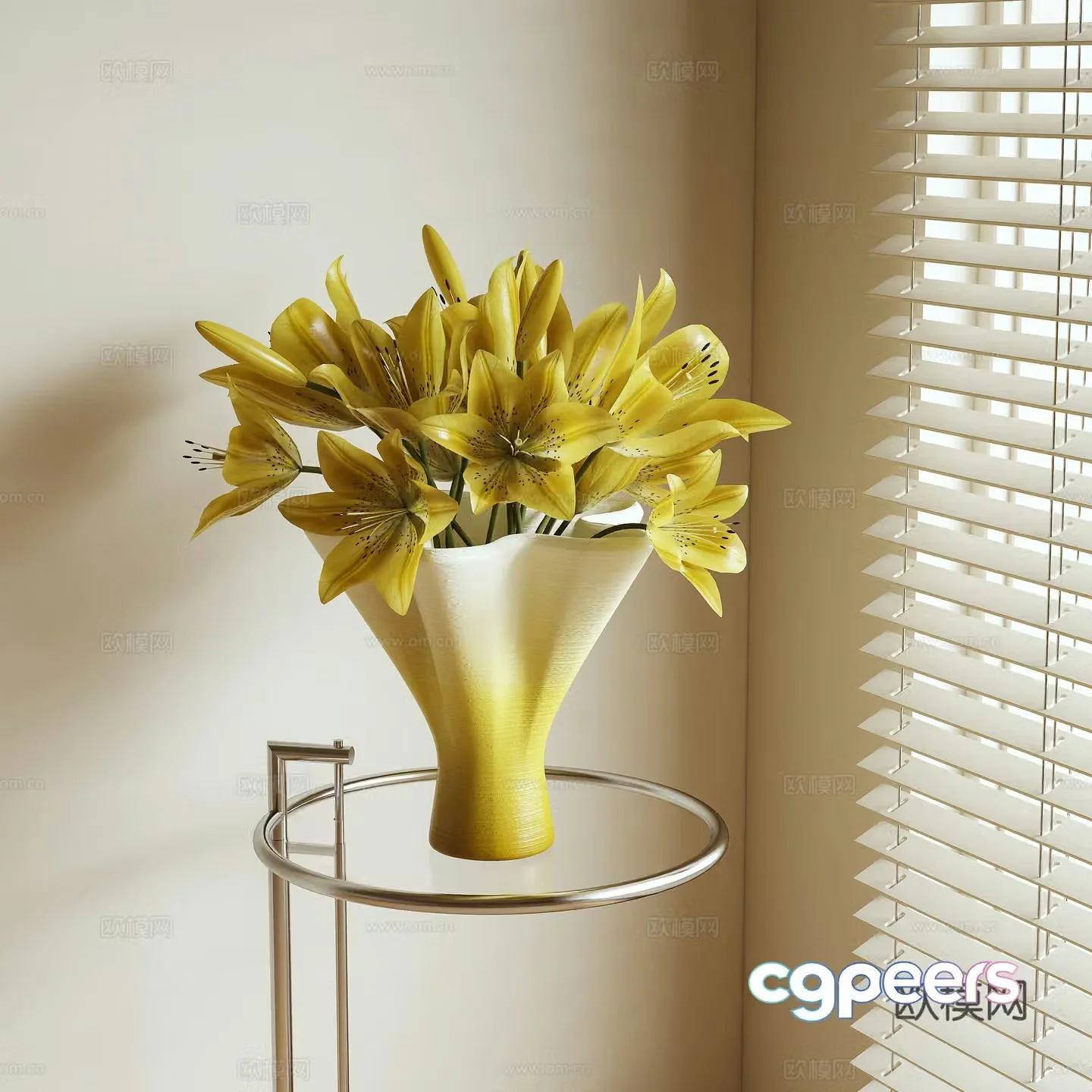 Modern Flower Flower Arrangement Lily 3D Model