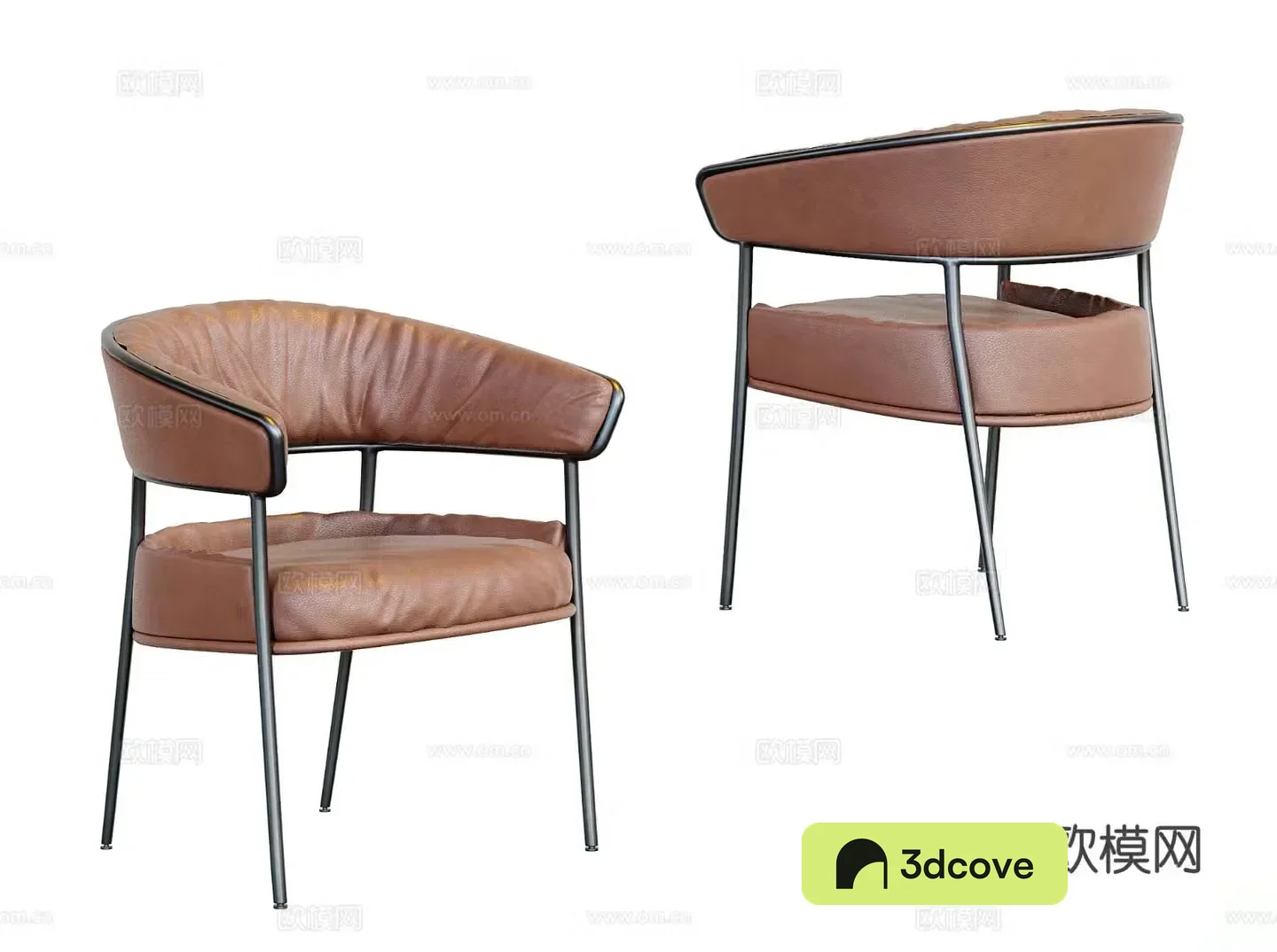 Modern single chair dining chair leisure chair armchair