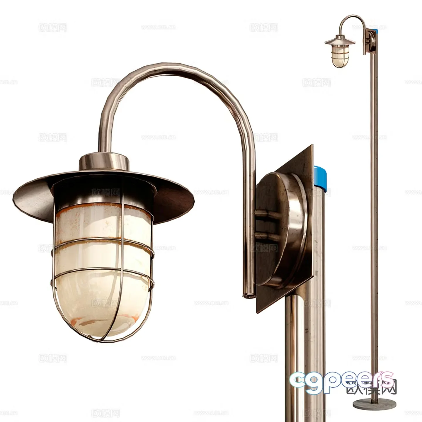 Modern outdoor light 3d model