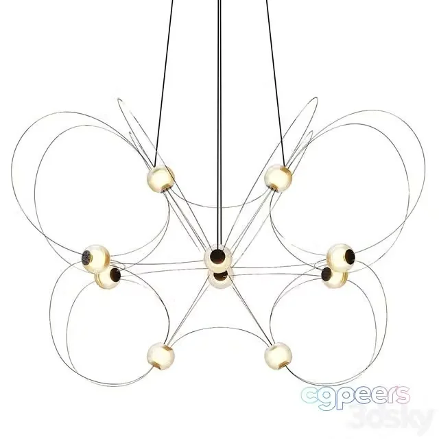 3ds Max Free – DCW Editions Munari 10 Pendant Lamp